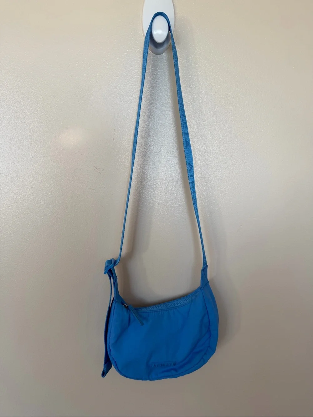 ATHLETA All About Mini Crescent Bag in Cornflower